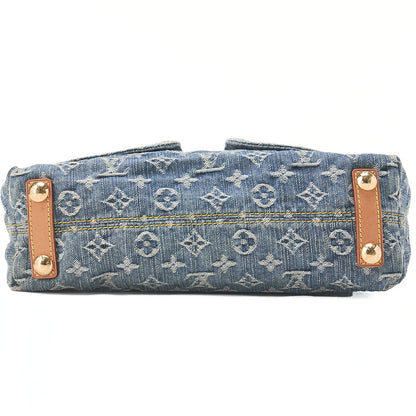 LOUIS VUITTON Monogram Monogram Denim Buggy PM M95049 Gold-Tone Hardware, Pre-Owned