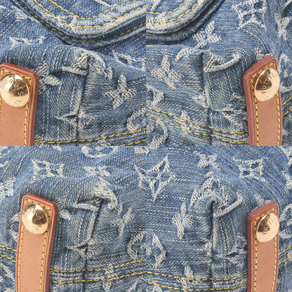 LOUIS VUITTON Monogram Monogram Denim Buggy PM M95049 Gold-Tone Hardware, Pre-Owned