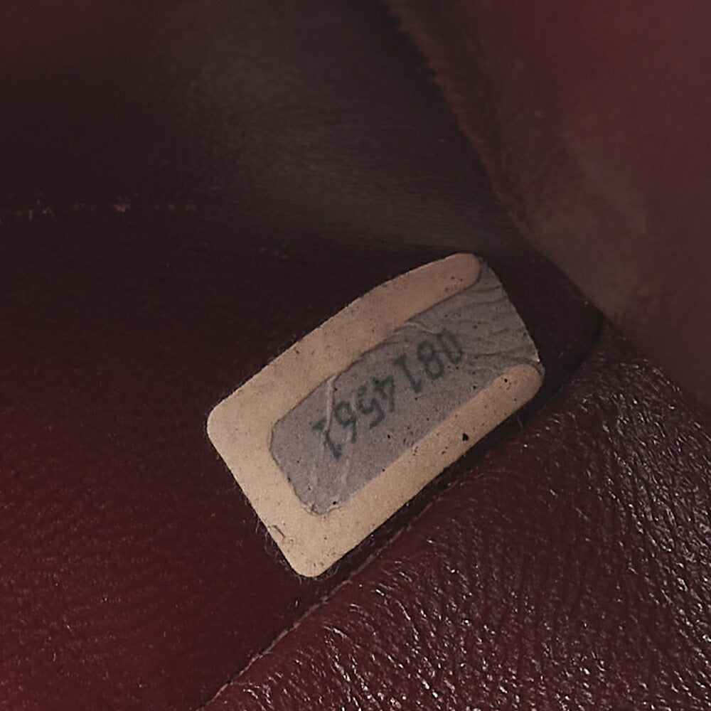 CHANEL Lambskin Matelasse W Straight Flap 25 Chain Shoulder Black Gold-Tone Hardware, Pre-Owned