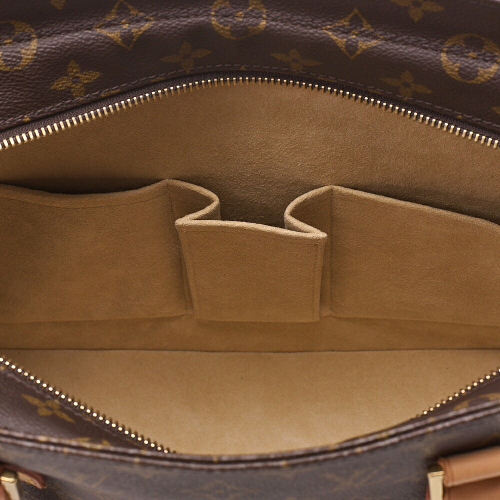 LOUIS VUITTON Louis Vuitton Monogram Luco Tote Bag M51155 Brown Gold-Tone Hardware, Pre-Owned