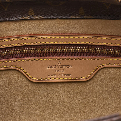 LOUIS VUITTON Louis Vuitton Monogram Luco Tote Bag M51155 Brown Gold-Tone Hardware, Pre-Owned