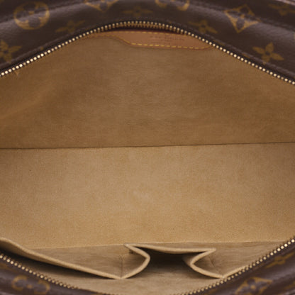 LOUIS VUITTON Louis Vuitton Monogram Luco Tote Bag M51155 Brown Gold-Tone Hardware, Pre-Owned