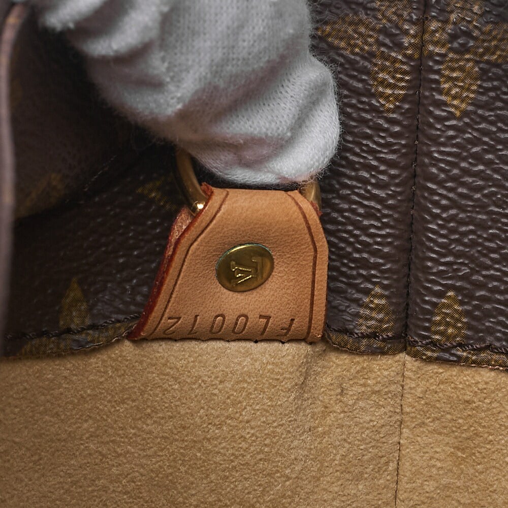 LOUIS VUITTON Louis Vuitton Monogram Luco Tote Bag M51155 Brown Gold-Tone Hardware, Pre-Owned