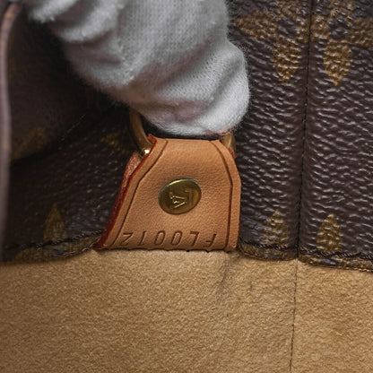 LOUIS VUITTON Louis Vuitton Monogram Luco Tote Bag M51155 Brown Gold-Tone Hardware, Pre-Owned