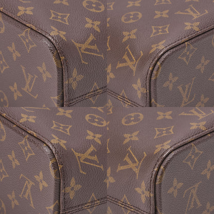 LOUIS VUITTON Louis Vuitton Monogram Luco Tote Bag M51155 Brown Gold-Tone Hardware, Pre-Owned