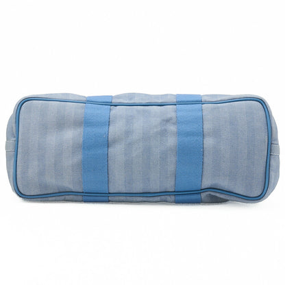 HERMES Valparaiso GM Towarchevron Blue Jean Silver Fittings Women's Bag Brand [Used] [Free Shipping]