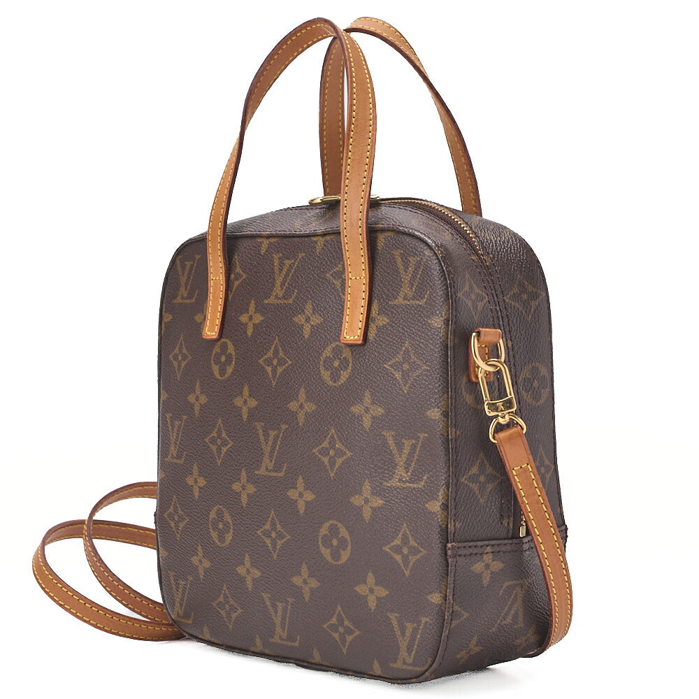LOUIS VUITTON Louis Vuitton Monogram Spontini 2WAY Handbag M51242 Gold-Tone Hardware, Pre-Owned
