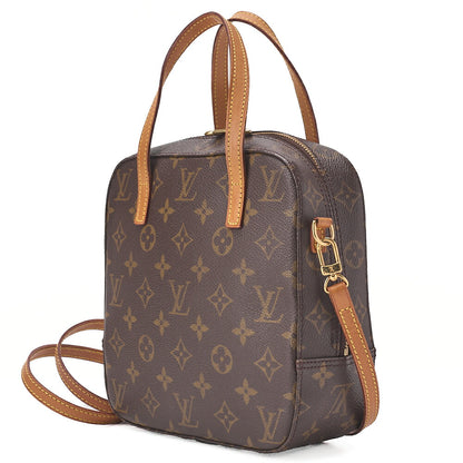 LOUIS VUITTON Louis Vuitton Monogram Spontini 2WAY Handbag M51242 Gold-Tone Hardware, Pre-Owned