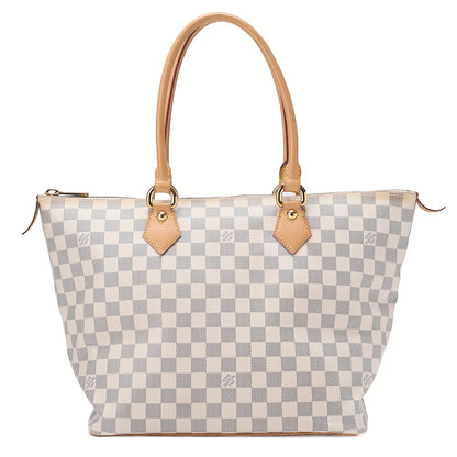 LOUIS VUITTON Louis Vuitton Damier Azul Saleya MM Tote Bag N51185 Gold-Tone Hardware, Pre-Owned