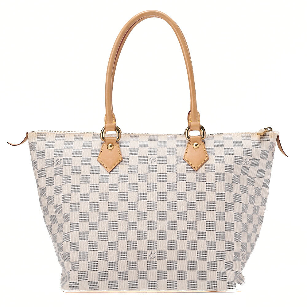 LOUIS VUITTON Louis Vuitton Damier Azul Saleya MM Tote Bag N51185 Gold-Tone Hardware, Pre-Owned