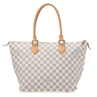 LOUIS VUITTON Louis Vuitton Damier Azul Saleya MM Tote Bag N51185 Gold-Tone Hardware, Pre-Owned