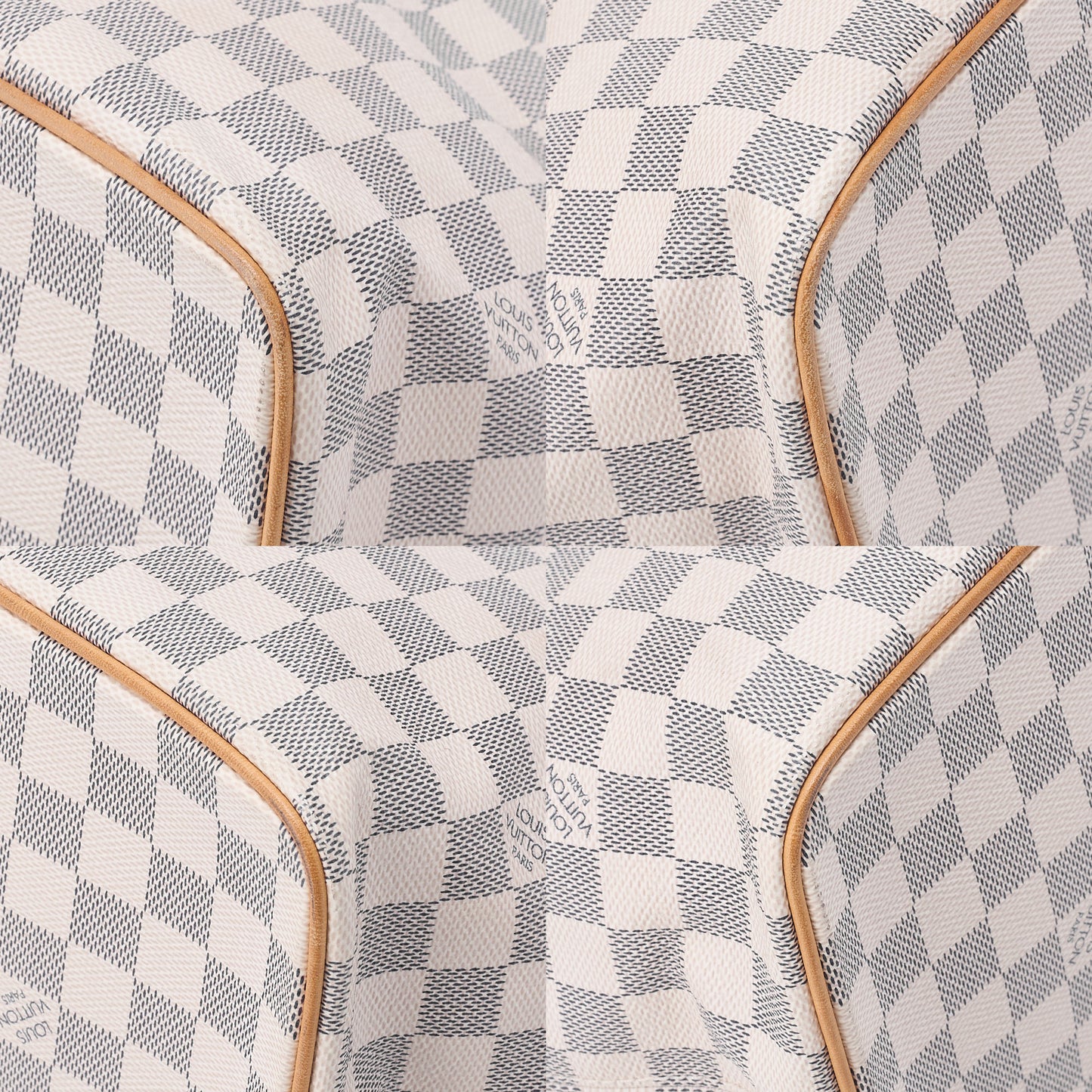 LOUIS VUITTON Louis Vuitton Damier Azul Saleya MM Tote Bag N51185 Gold-Tone Hardware, Pre-Owned