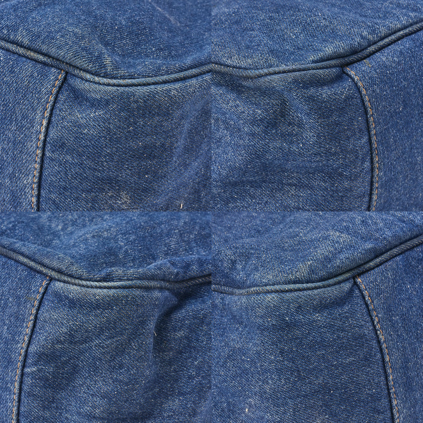 CHANEL Handbag Coco Mark Tortoiseshell Denim Silver-Tone Hardware, Pre-Owned