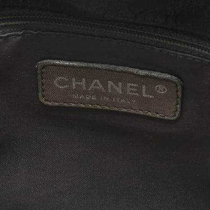 CHANEL Lambskin Bubble Quilt Coco Charm Shoulder Black Silver-Tone Hardware, Pre-Owned