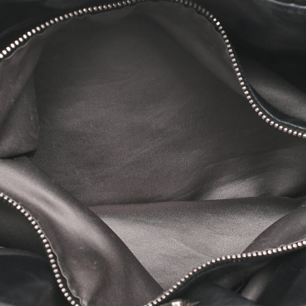 CHANEL Lambskin Bubble Quilt Coco Charm Shoulder Black Silver-Tone Hardware, Pre-Owned