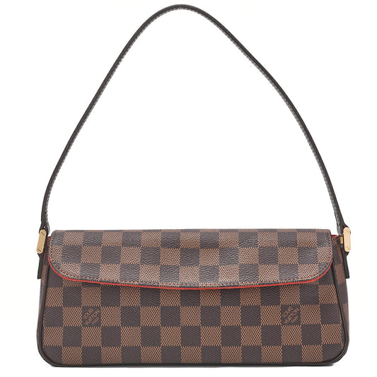 LOUIS VUITTON Louis Vuitton Damier Recolator Shoulder N51299 Brown Gold-Tone Hardware, Pre-Owned