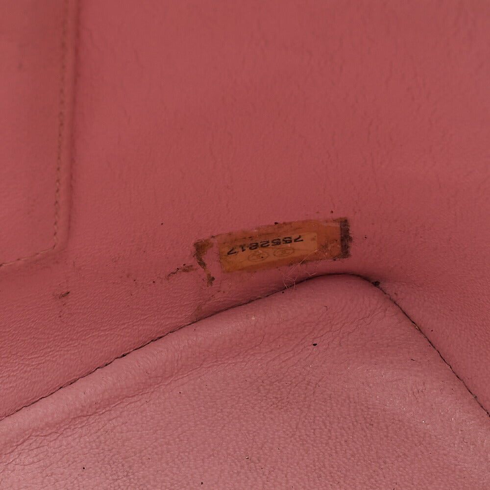 CHANEL Matelasse Reprint Tote Caviar Skin Pink Gold-Tone Hardware, Pre-Owned