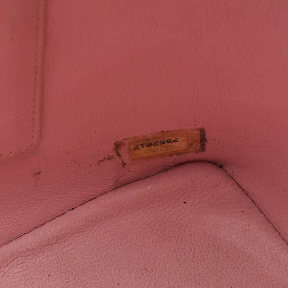 CHANEL Matelasse Reprint Tote Caviar Skin Pink Gold-Tone Hardware, Pre-Owned