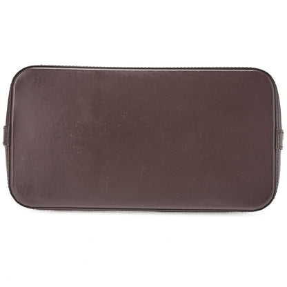 LOUIS VUITTON Louis Vuitton Handbag Alma PM Damier Brown Gold-Tone Hardware, Pre-Owned