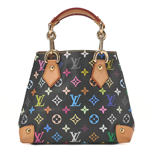 LOUIS VUITTON Louis Vuitton Monogram Multicolor Eodora Handbag M40048 Black Gold-Tone Hardware, Pre-Owned
