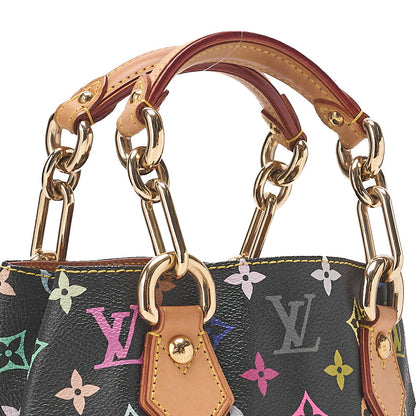 LOUIS VUITTON Louis Vuitton Monogram Multicolor Eodora Handbag M40048 Black Gold-Tone Hardware, Pre-Owned