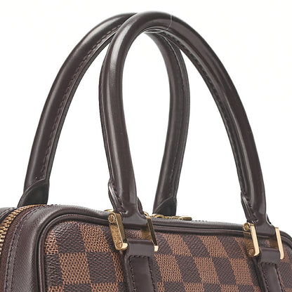 LOUIS VUITTON Louis Vuitton Damier Brera Handbag N51150 Brown Gold-Tone Hardware, Pre-Owned