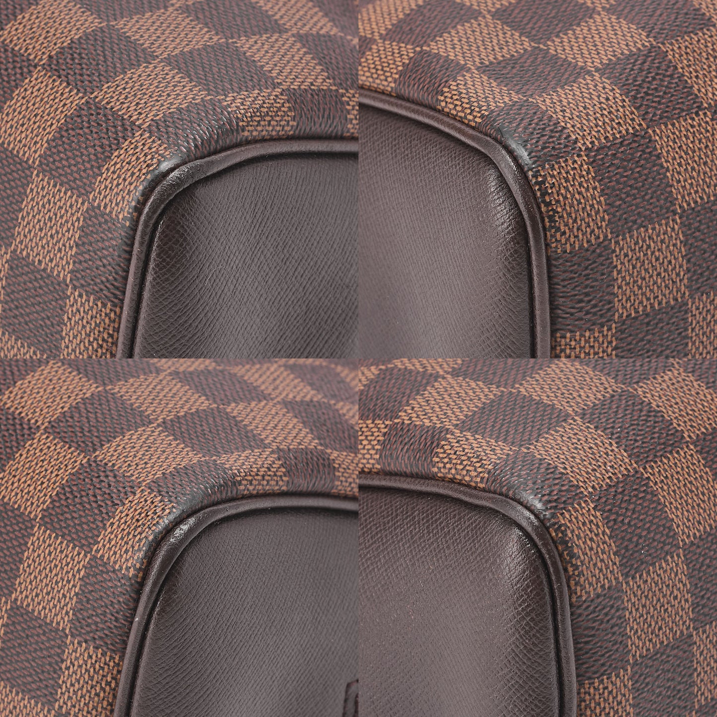 LOUIS VUITTON Louis Vuitton Damier Brera Handbag N51150 Brown Gold-Tone Hardware, Pre-Owned