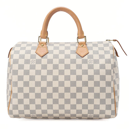 LOUIS VUITTON ルイヴィトン ダミエエベヌ スピーディ30 ハンドバッグ N41533 ゴールド金具 中古品