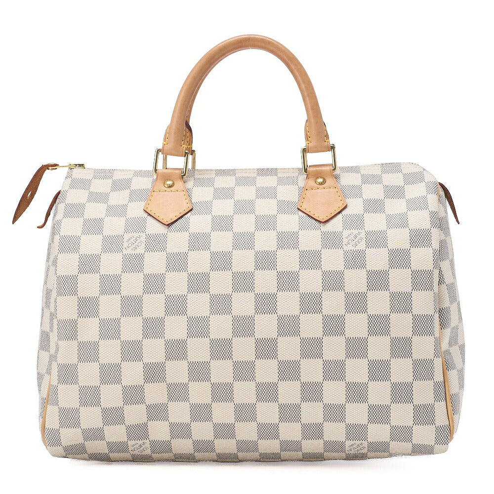 LOUIS VUITTON ルイヴィトン ダミエエベヌ スピーディ30 ハンドバッグ N41533 ゴールド金具 中古品