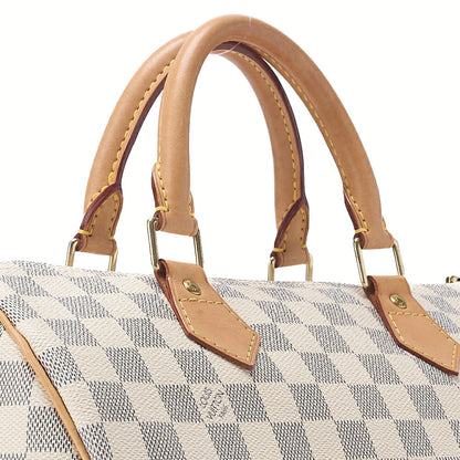 LOUIS VUITTON ルイヴィトン ダミエエベヌ スピーディ30 ハンドバッグ N41533 ゴールド金具 中古品