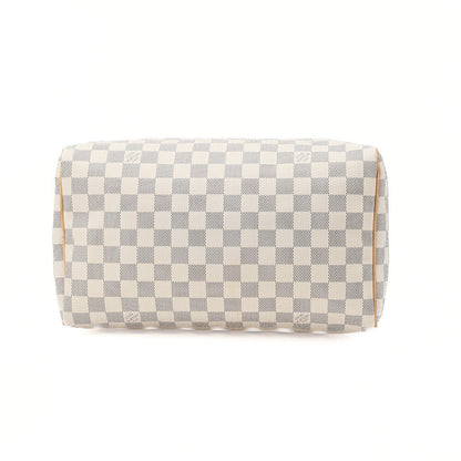 LOUIS VUITTON ルイヴィトン ダミエエベヌ スピーディ30 ハンドバッグ N41533 ゴールド金具 中古品