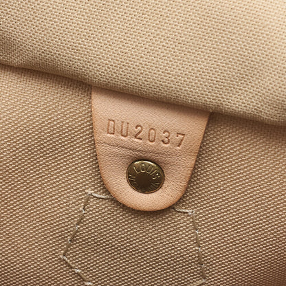 LOUIS VUITTON ルイヴィトン ダミエエベヌ スピーディ30 ハンドバッグ N41533 ゴールド金具 中古品