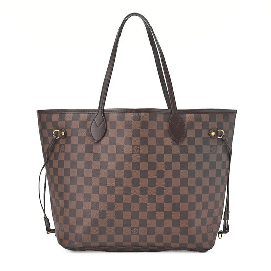 LOUIS VUITTON Louis Vuitton Damier Evenu Neverful MM Brown M40156 Gold-Tone Hardware, Pre-Owned
