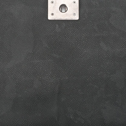 CHANEL Boy Chanel Matelasse Chain Shoulder Bag Soft Caviar Skin Black Silver-Tone Hardware, Pre-Owned