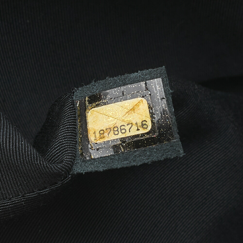 CHANEL Boy Chanel Matelasse Chain Shoulder Bag Soft Caviar Skin Black Silver-Tone Hardware, Pre-Owned