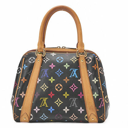 LOUIS VUITTON Louis Vuitton Monogram Multicolor Priscilla Handbag M40097 Black Gold-Tone Hardware, Pre-Owned