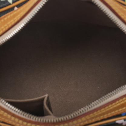 LOUIS VUITTON Louis Vuitton Monogram Multicolor Priscilla Handbag M40097 Black Gold-Tone Hardware, Pre-Owned