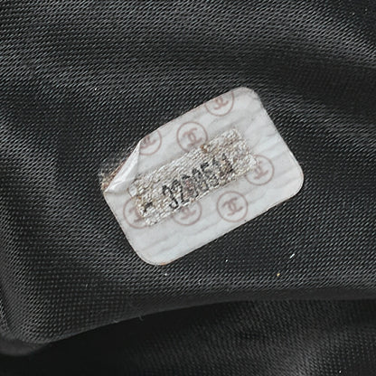 CHANEL Caviar Skin Coco Mark Square Shape Chain Tote Black Gold-Tone Hardware, Pre-Owned