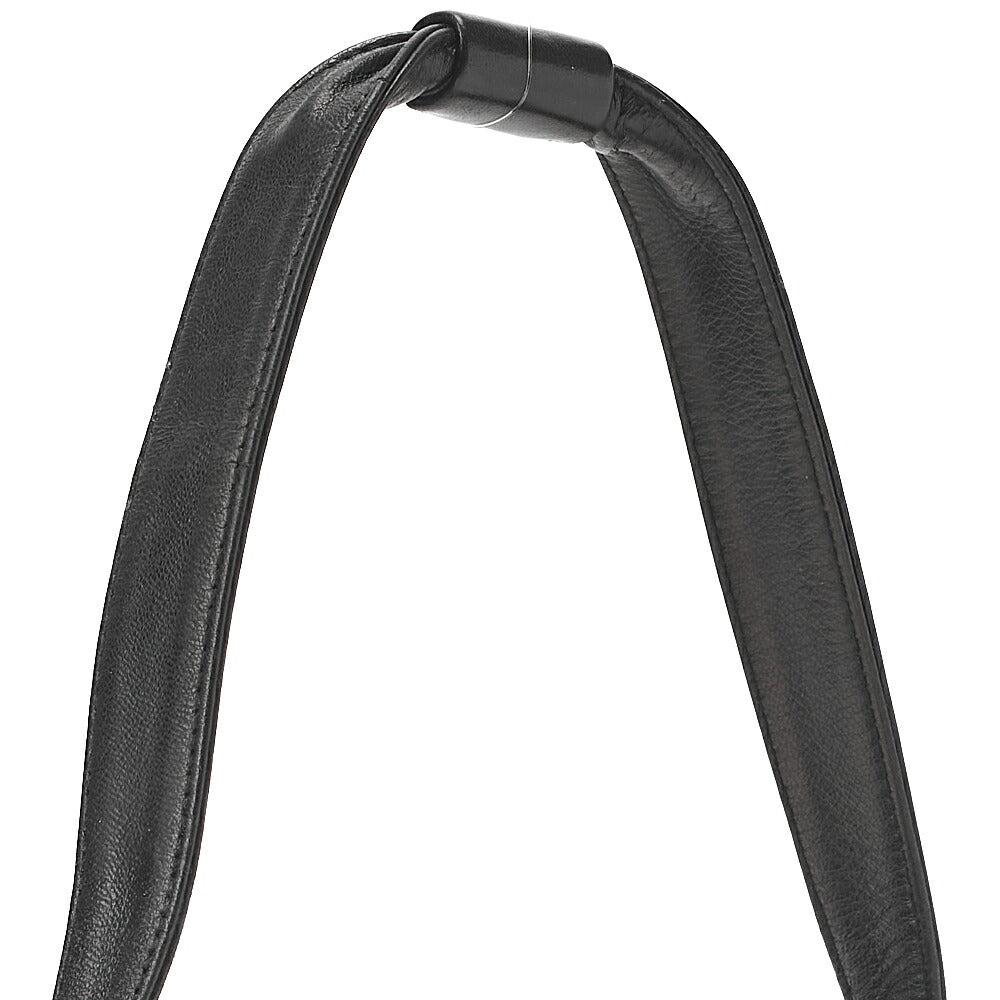 CHANEL Handbag Camellia Leather Black Gold-Tone Hardware, Pre-Owned