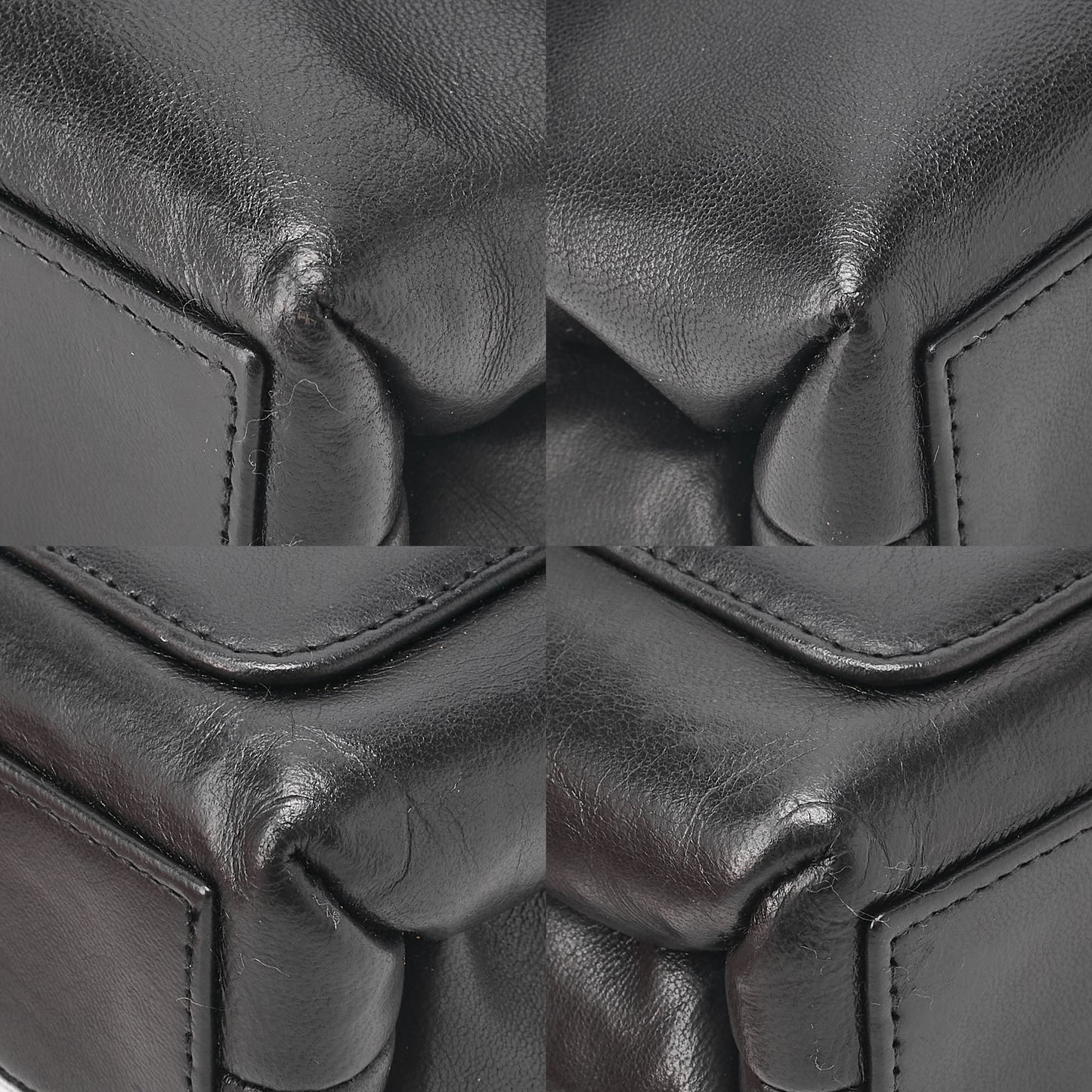 CHANEL Handbag Camellia Leather Black Gold-Tone Hardware, Pre-Owned