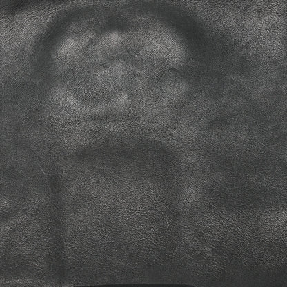 CHANEL Chain Shoulder Bag Wild Stitch Lambskin Big Coco Black Silver-Tone Hardware, Pre-Owned