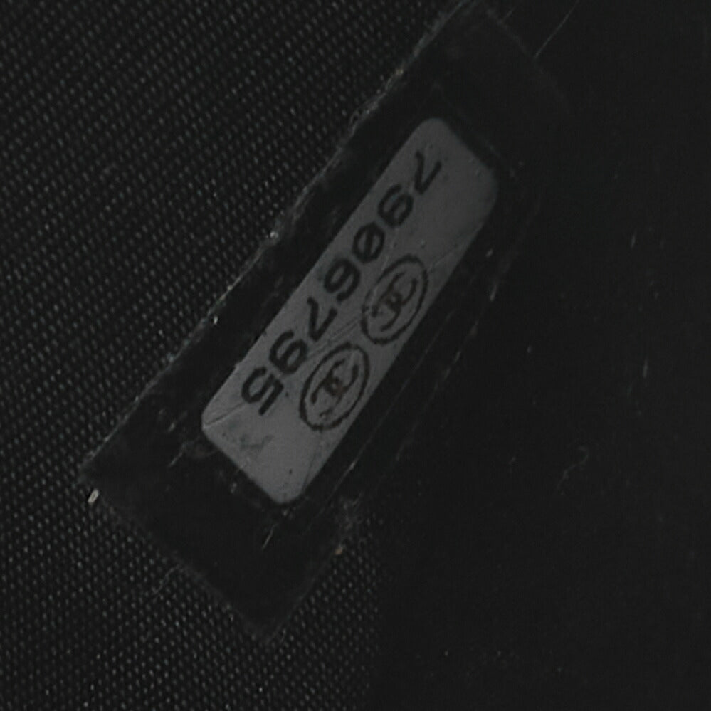 CHANEL Caviar Skin Coco Mark 2-Fold Long Wallet Black Gold-Tone Hardware, Pre-Owned