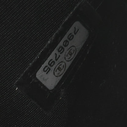 CHANEL Caviar Skin Coco Mark 2-Fold Long Wallet Black Gold-Tone Hardware, Pre-Owned