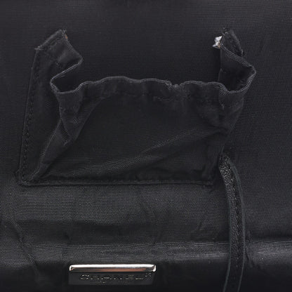 CHANEL Tweed Vanity Chain Shoulder Black x Multicolor Silver-Tone Hardware, Pre-Owned