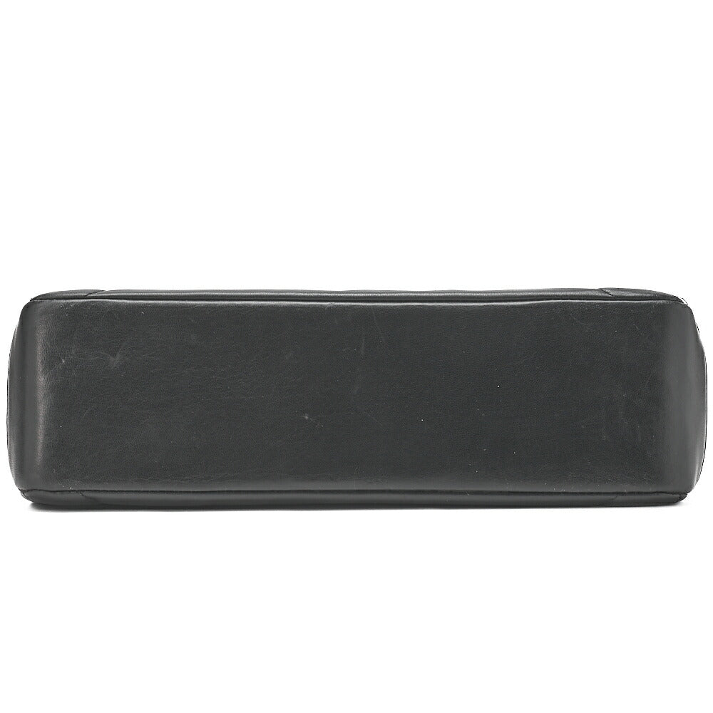 CHANEL Lambskin Diamond Stitch Grain Chain Shoulder Black Gold-Tone Hardware, Pre-Owned