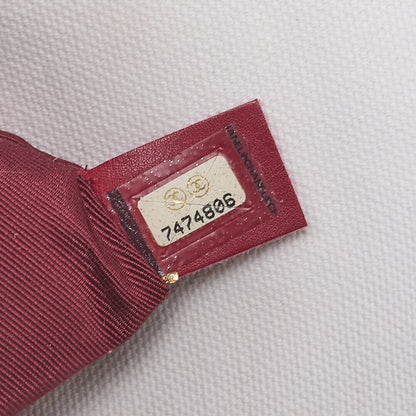 CHANEL One Shoulder Bag Sport Line NO.5 Canvas Bicolor Silver-Tone Hardware, Pre-Owned