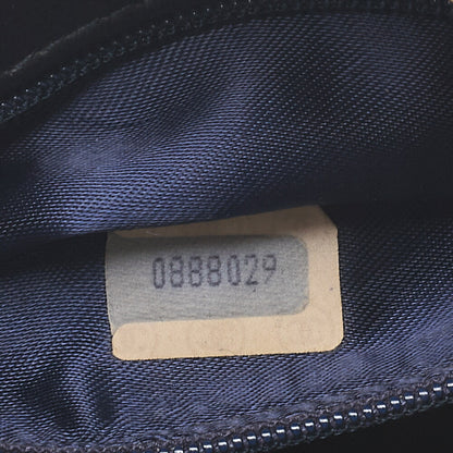 CHANEL Lambskin Gripore Pattern with Fringe Chain Shoulder Blue x Multicolor Gold-Tone Hardware, Pre-Owned