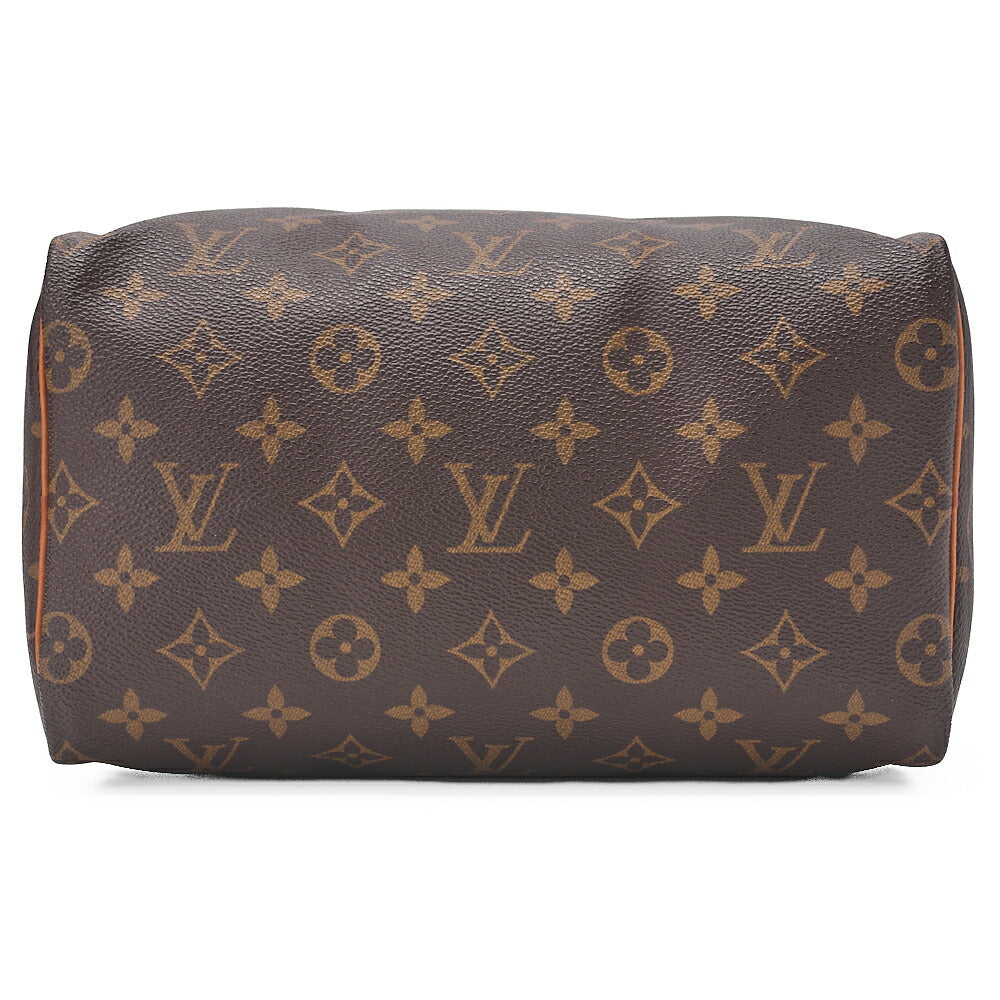 LOUIS VUITTON Louis Vuitton Monogram Speedy 25 Handbag Brown Gold-Tone Hardware, Pre-Owned