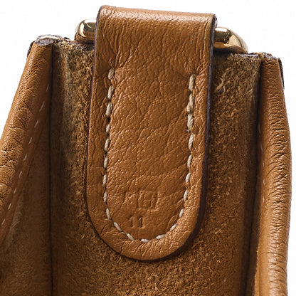 HERMES Evelyn GM Shoulder Bag Ardennes Natural Gold-Tone Hardware, Pre-Owned