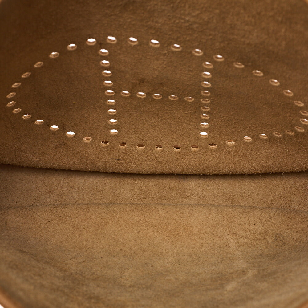 HERMES Evelyn GM Shoulder Bag Ardennes Natural Gold-Tone Hardware, Pre-Owned